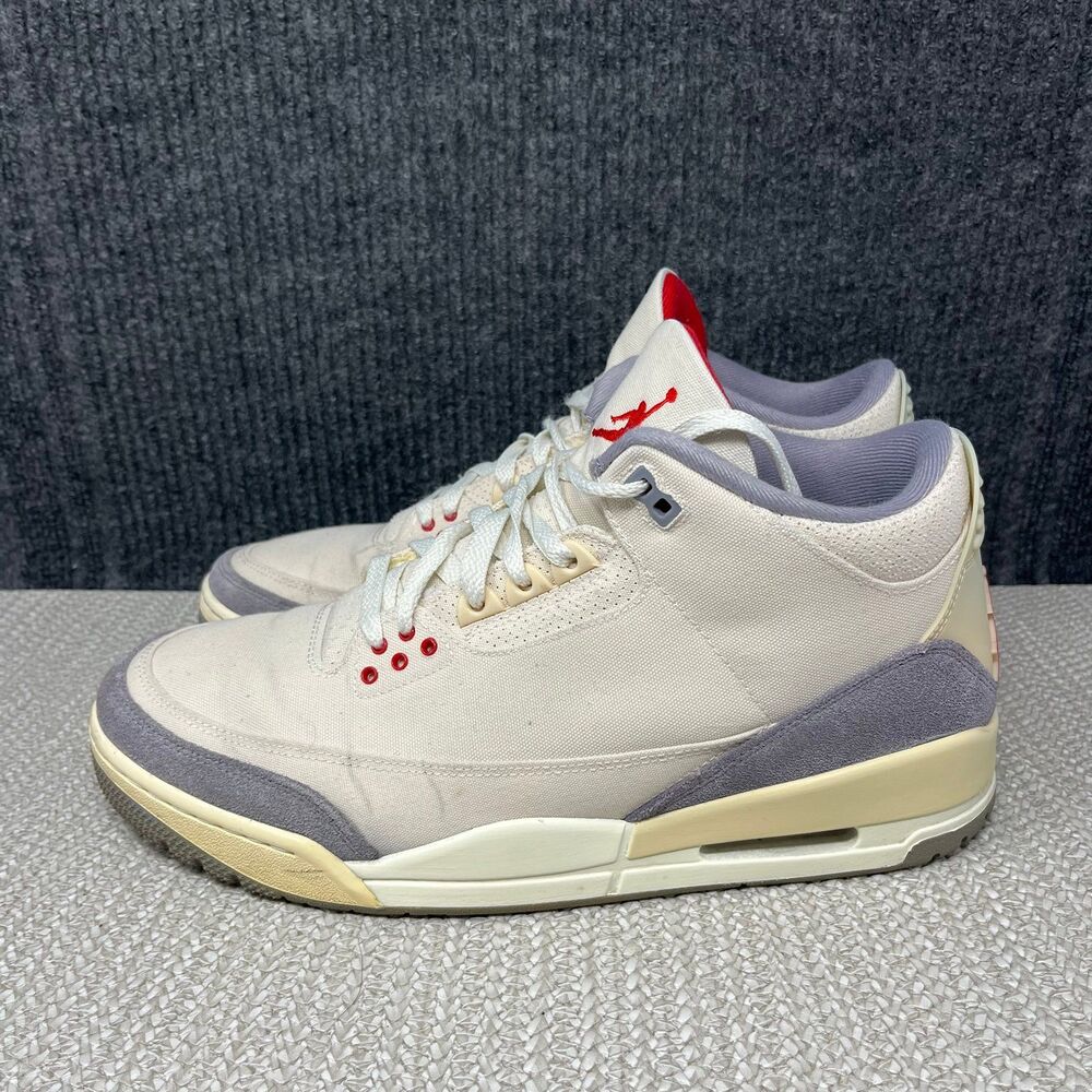 Nike Air Jordan 3 Retro SE Muslin 2022 Men’s Size 12 DH7139-100 - Picture 3 of 8